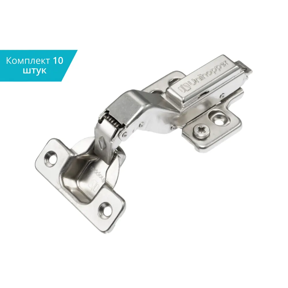 Фото Петля 3D МФ-Комплект Unihopper с доводчиком 30x45мм с декор. накладкой Фото Петля 3D МФ-Комплект Unihopper с доводчиком 30x45мм с декор. накладкой