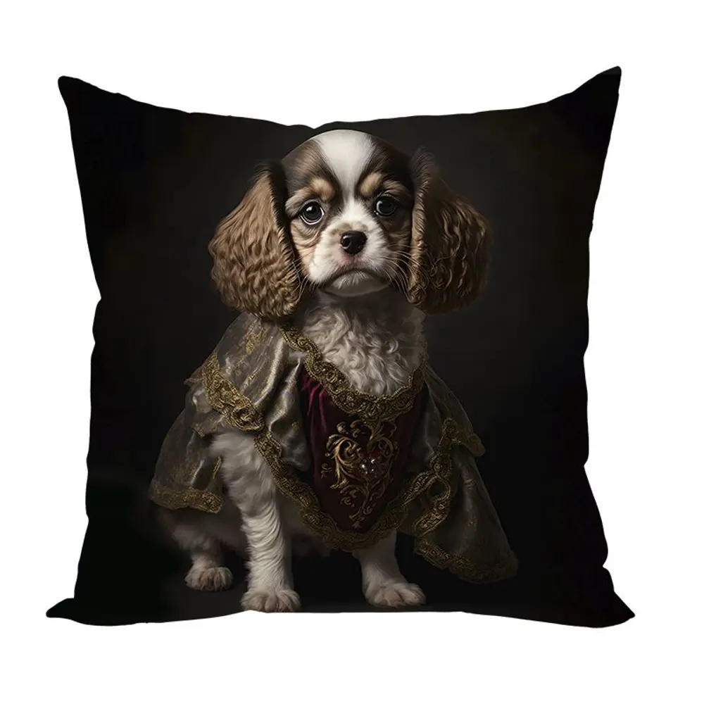 Фото Подушка декоративная Zaberite Кокер-Спаниель второй Живопись 3418, 40x40 см Фото Подушка декоративная Zaberite Кокер-Спаниель второй Живопись 3418, 40x40 см