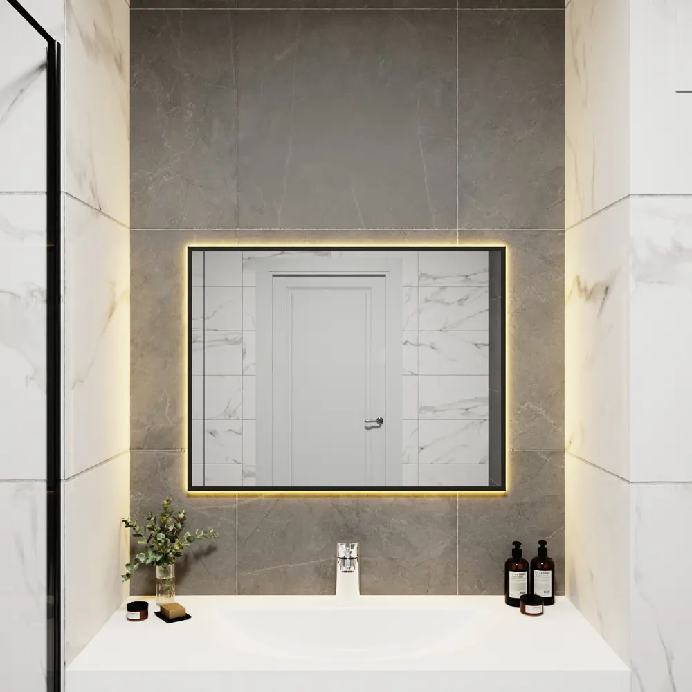 Фото 2 Зеркало со встроенной подсветкой One mirror 9060чст 60x90 см Фото 2 Зеркало со встроенной подсветкой One mirror 9060чст 60x90 см