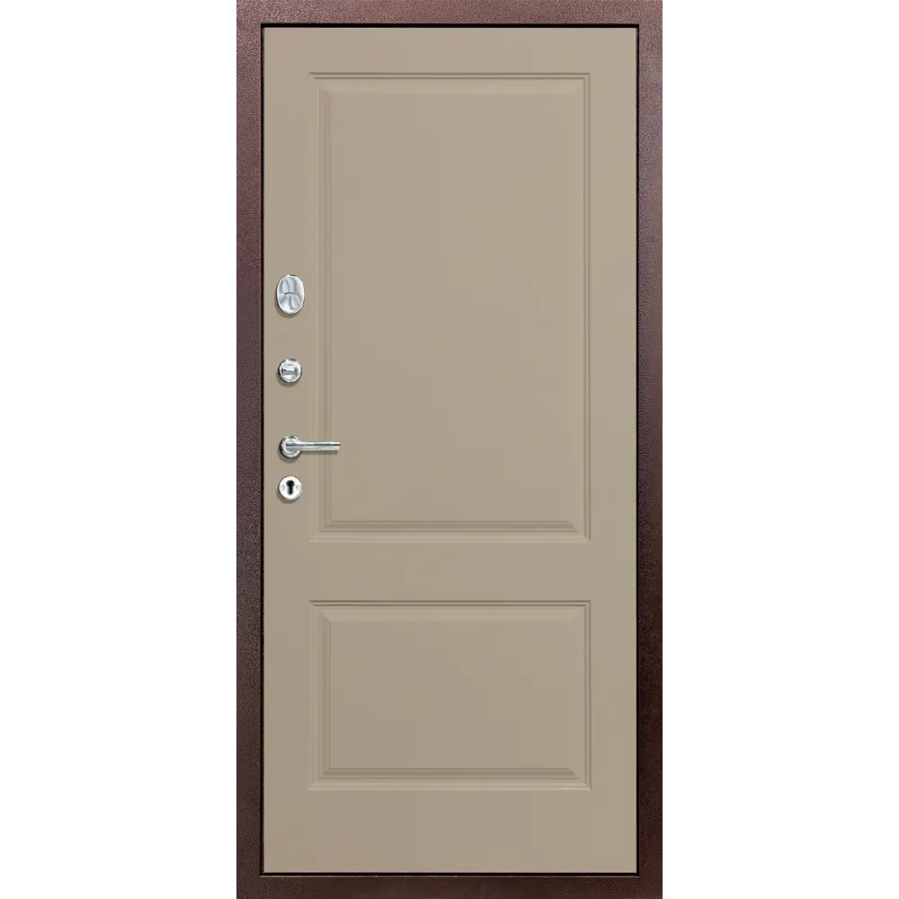 Фото 3 Входная дверь Diva 510 левый 86x205см антик медь/Д7 софт шампань Фото 3 Входная дверь Diva 510 левый 86x205см антик медь/Д7 софт шампань