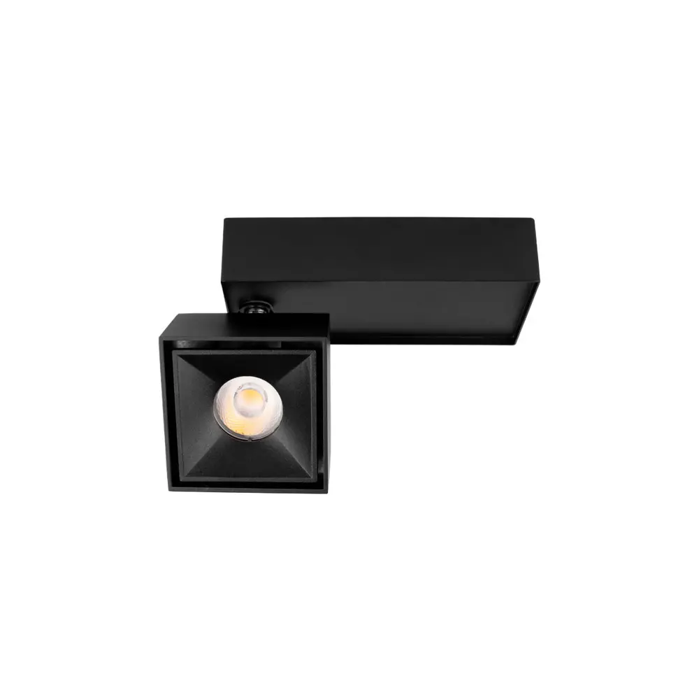 Фото 3 Светильник точечный накладной светодиодный Loft It Knof 10324-b black 12 Вт холодный белый (голубой) свет цвет черный Фото 3 Светильник точечный накладной светодиодный Loft It Knof 10324-b black 12 Вт холодный белый (голубой) свет цвет черный