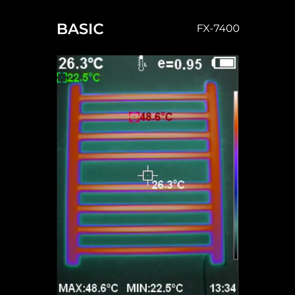 Фото 7 Полотенцесушитель электрический Fixsen Basic 500x600мм 135 Вт лесенка цвет графит Фото 7 Полотенцесушитель электрический Fixsen Basic 500x600мм 135 Вт лесенка цвет графит