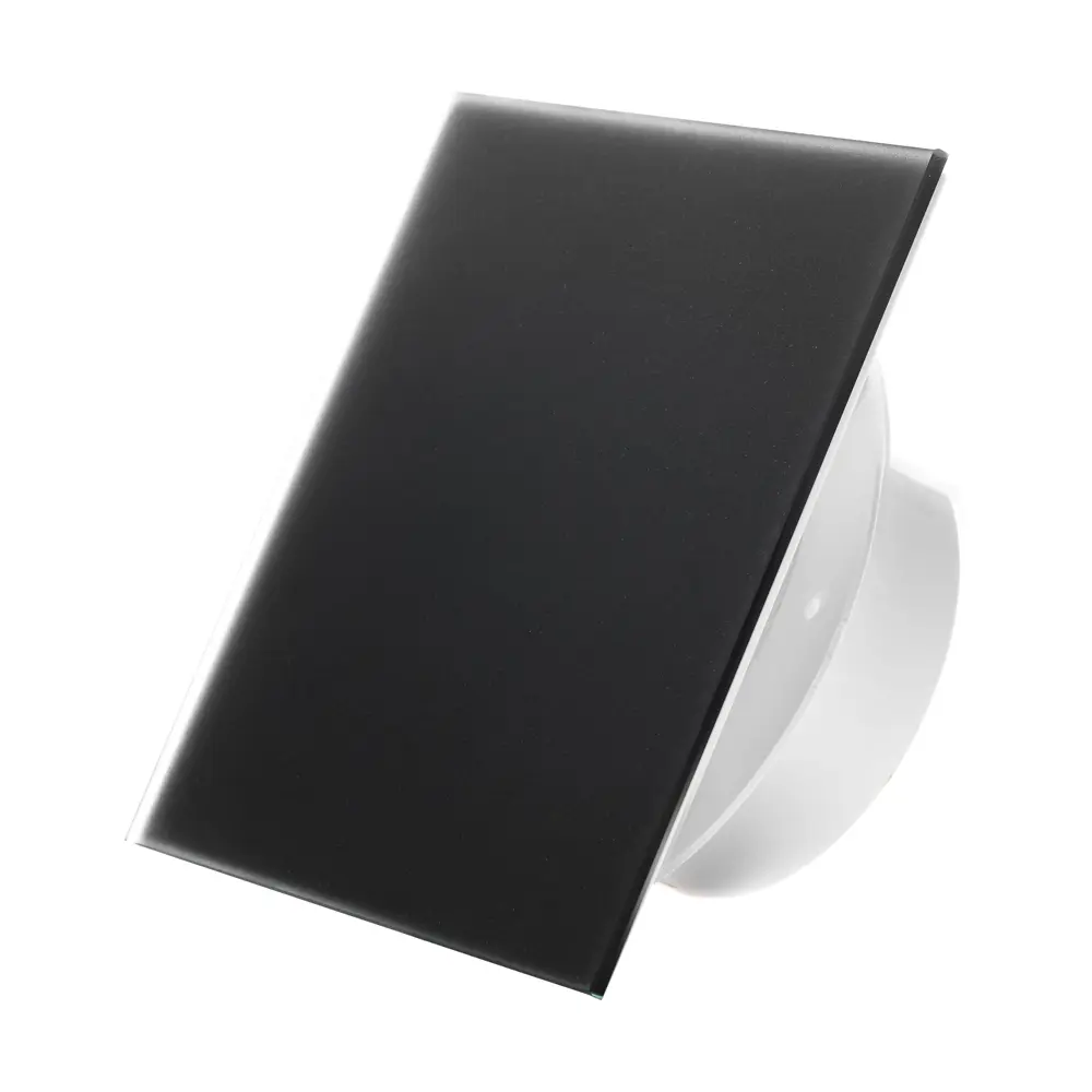 Фото Вентилятор вытяжной накладной Slimvent МV D100 мм 29 дБ 90 м³/ч стекло цвет черный матовый Фото Вентилятор вытяжной накладной Slimvent МV D100 мм 29 дБ 90 м³/ч стекло цвет черный матовый
