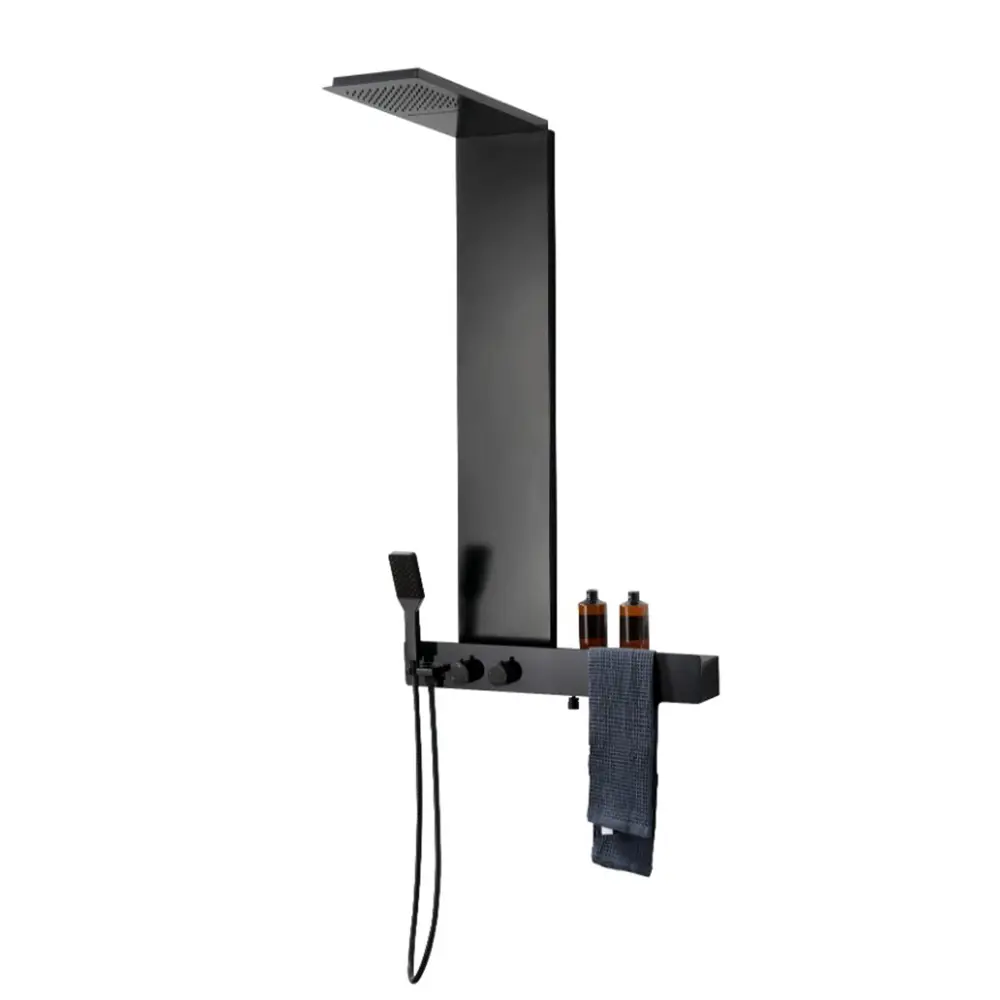 Фото Душевая стойка Ceruttispa Simona 9660 3 режимная цвет черный