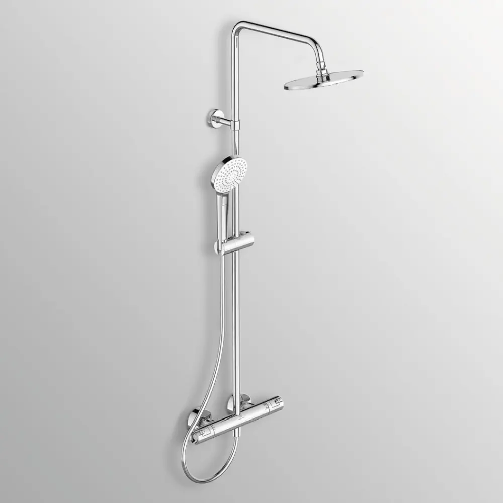 Фото 2 Душевая система Ideal Standard Ceratherm T50 A7225AA с термостатическим смесителем цвет хром Фото 2 Душевая система Ideal Standard Ceratherm T50 A7225AA с термостатическим смесителем цвет хром