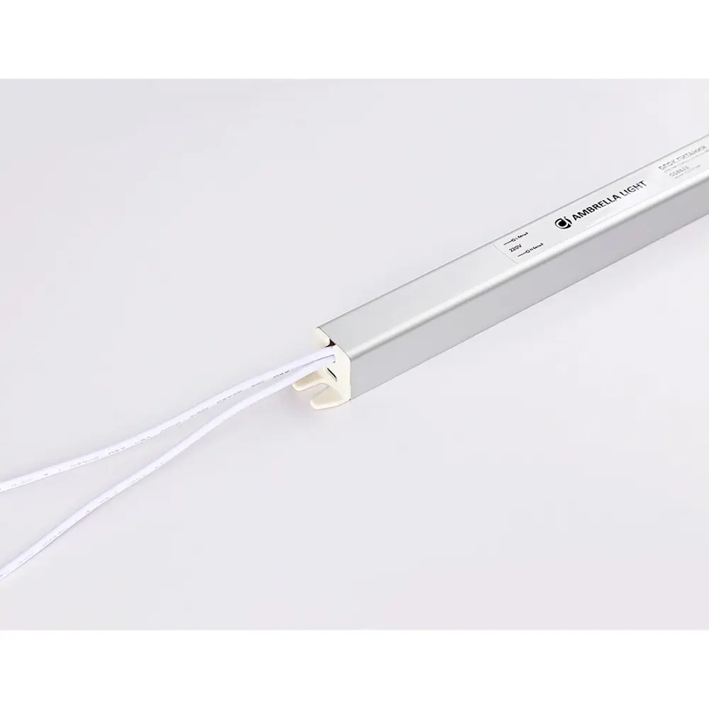 Фото 2 Блок питания ультратонкий для светодиодной ленты Ambrella Light 24 В 60 Вт 2.5A IP20 185-260 В 312x18x18 Фото 2 Блок питания ультратонкий для светодиодной ленты Ambrella Light 24 В 60 Вт 2.5A IP20 185-260 В 312x18x18