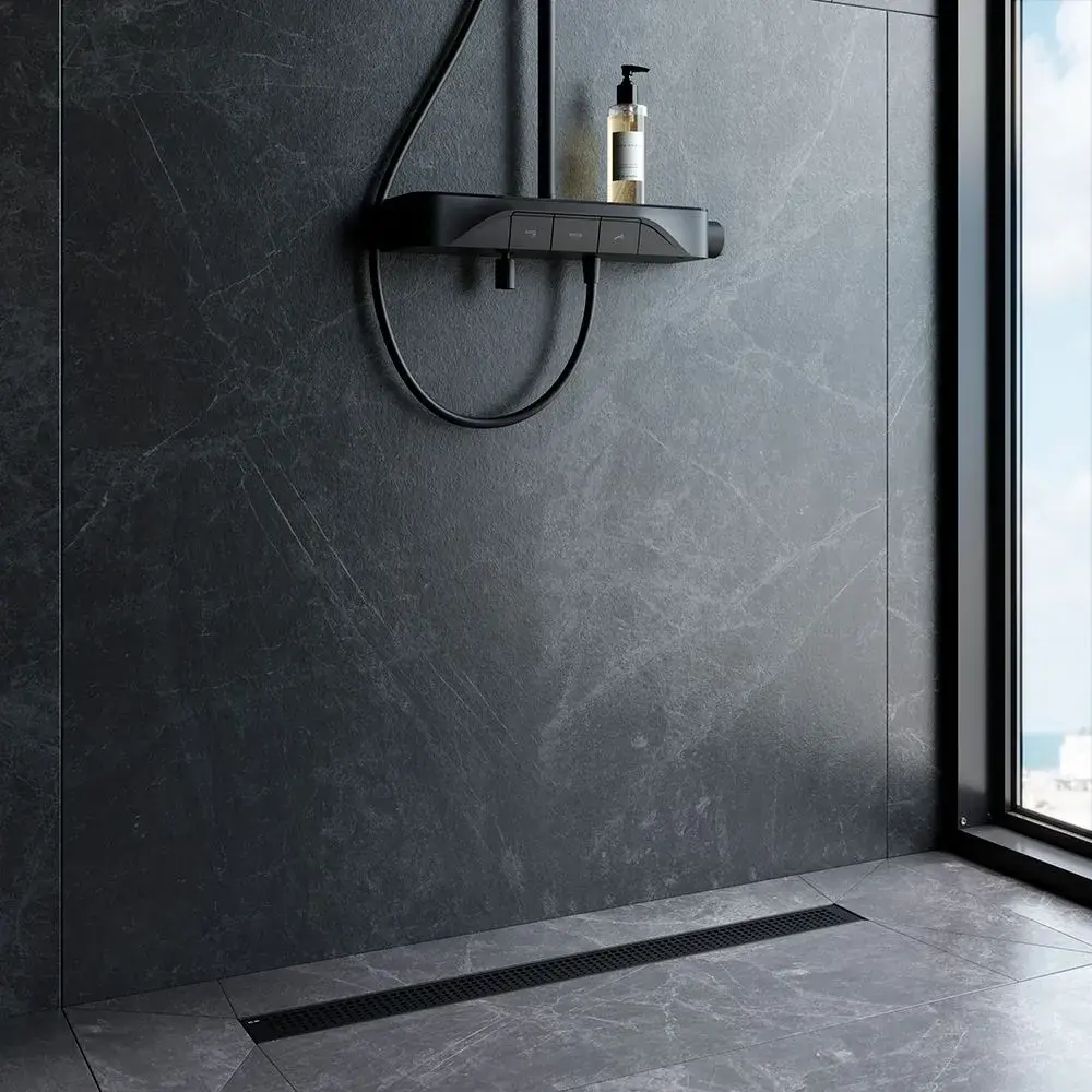 Фото 9 Трап для душа Am.pm W01SC-P11-080-01BM_7214 комбинированный затвор 80x7 см нержавеющая сталь Фото 9 Трап для душа Am.pm W01SC-P11-080-01BM_7214 комбинированный затвор 80x7 см нержавеющая сталь