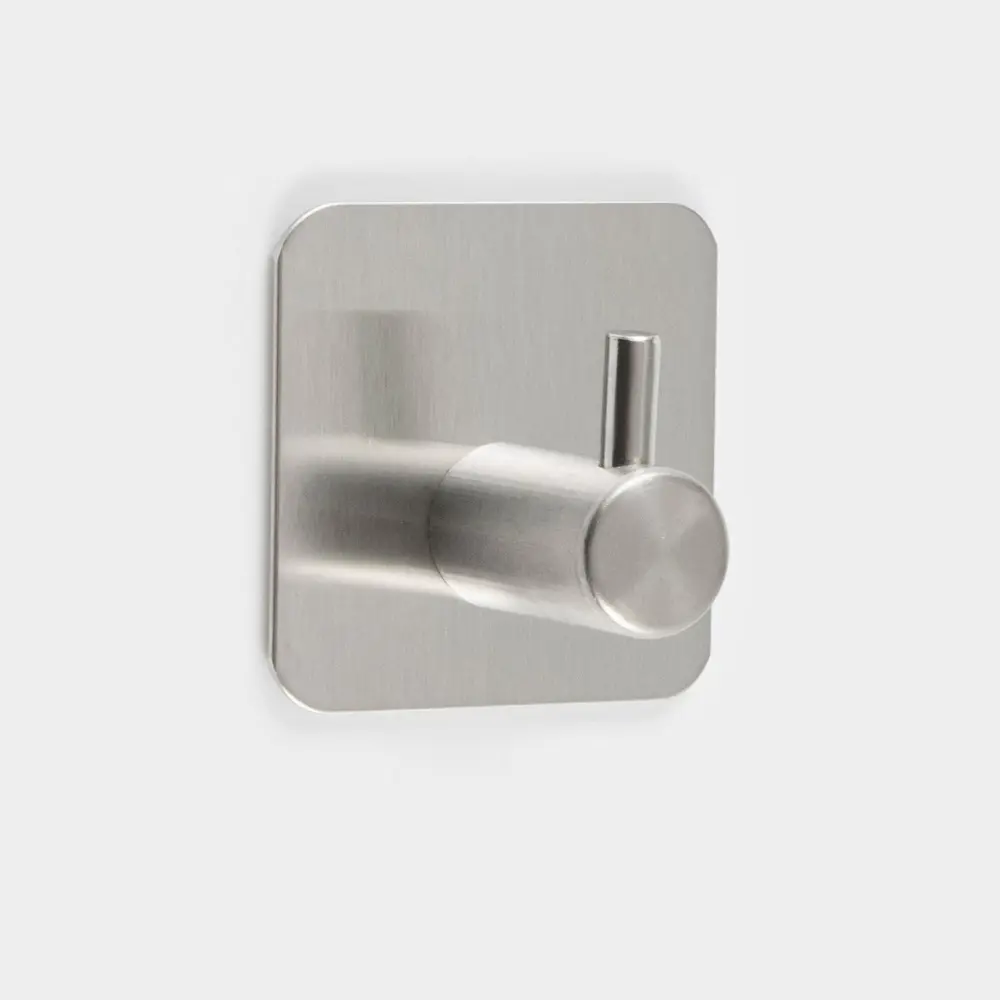 Фото 2 Крючки самоклеящиеся для ванной комнаты Stölz 4 шт цвет сатиновый Фото 2 Крючки самоклеящиеся для ванной комнаты Stölz 4 шт цвет сатиновый