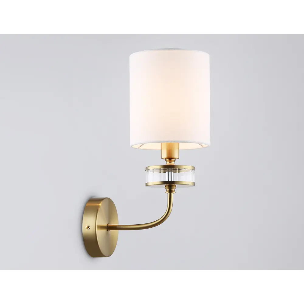 Фото 3 Настенный светильник Ambrella light High light Lh71255 цвет белый/латунь Фото 3 Настенный светильник Ambrella light High light Lh71255 цвет белый/латунь