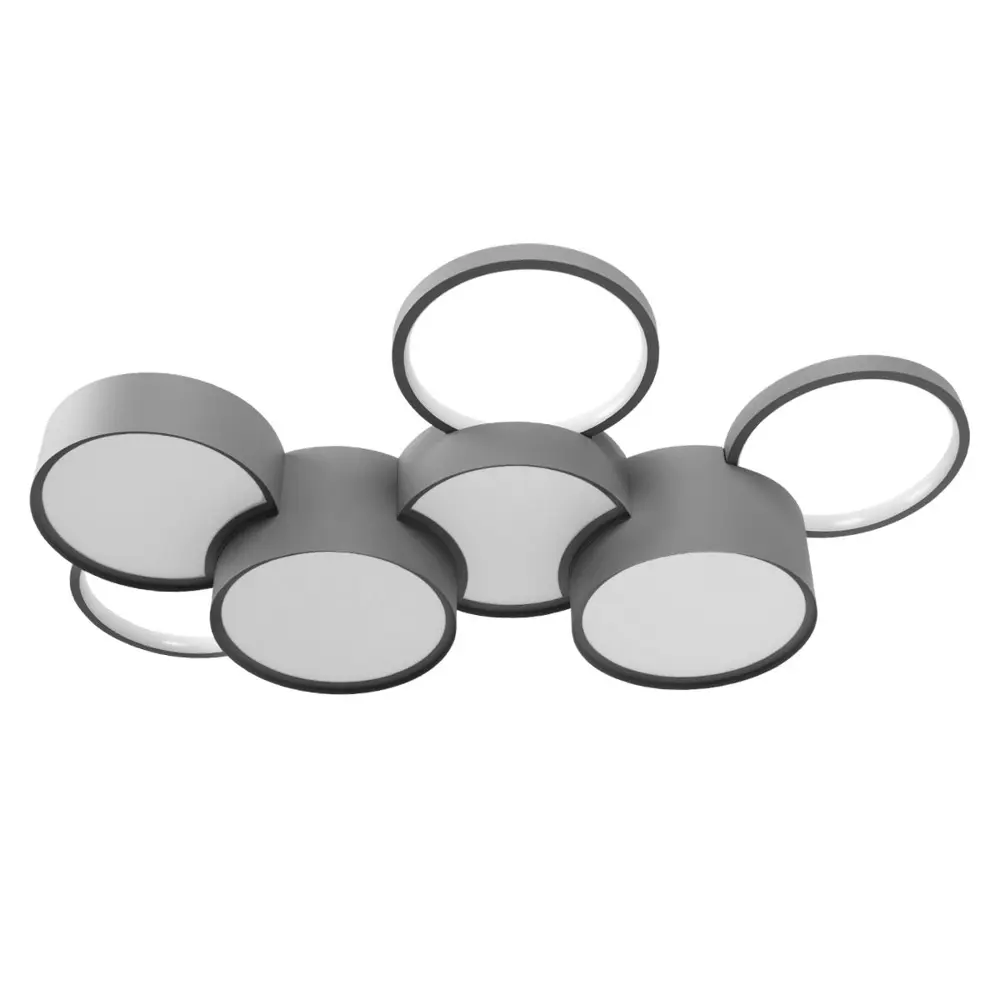 Фото 3 Люстра потолочная светодиодная Loft It Pin 10317-7 grey 14 м² теплый белый (желтый) свет цвет серый Фото 3 Люстра потолочная светодиодная Loft It Pin 10317-7 grey 14 м² теплый белый (желтый) свет цвет серый