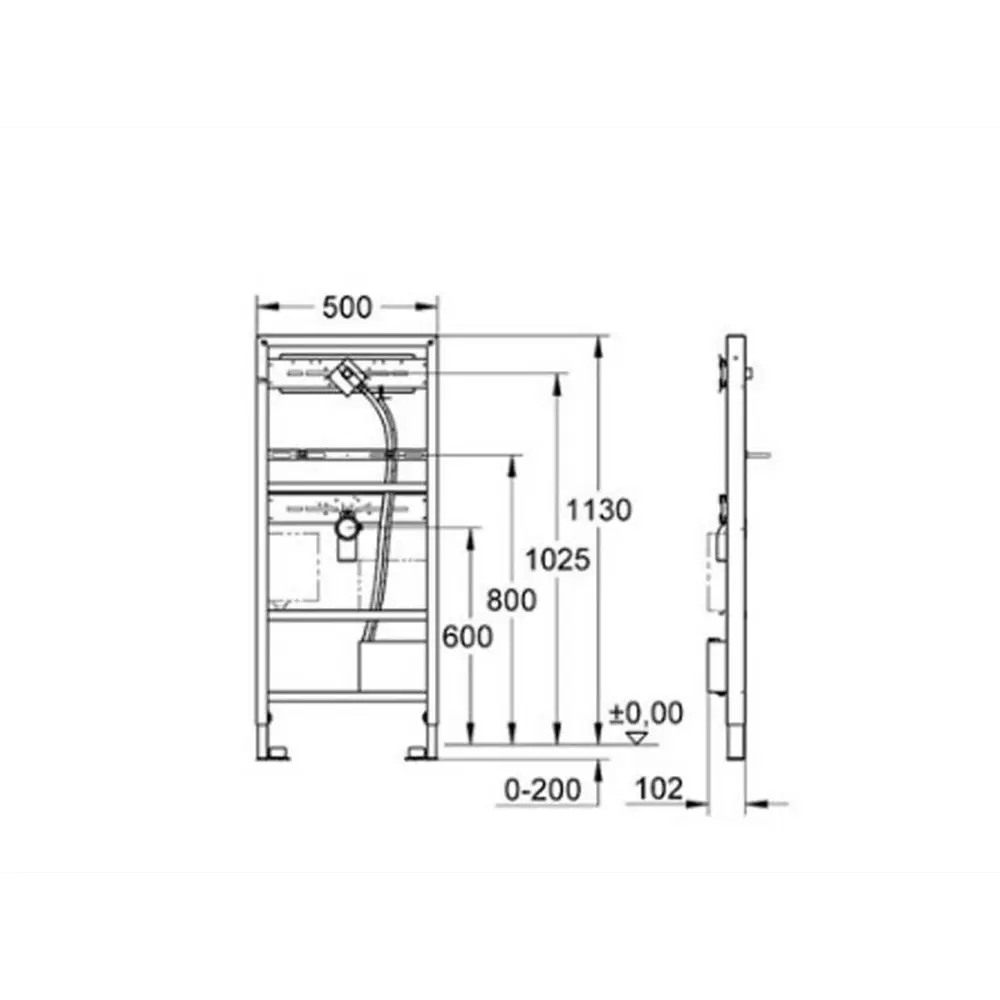 Фото 2 Инсталляция для раковины Grohe 38748001 Фото 2 Инсталляция для раковины Grohe 38748001