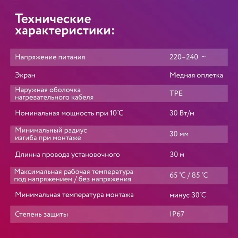 Фото 9 Греющий кабель для обогрева крыш и водостоков RoofMate саморегулирующийся 10 м 300 Вт Фото 9 Греющий кабель для обогрева крыш и водостоков RoofMate саморегулирующийся 10 м 300 Вт