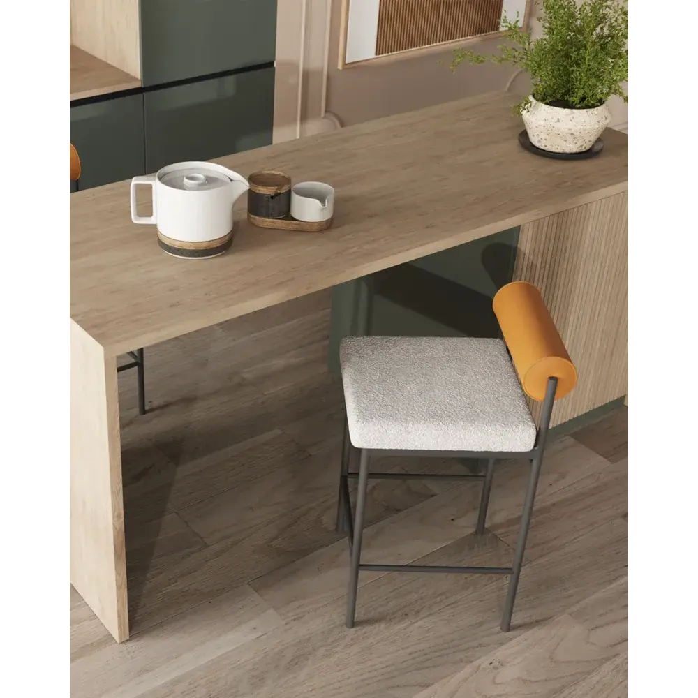 Фото 4 Мебель для кухни Stool group Балла FDC9939 sDC6095-4+b270-28 41x83x51 см текстиль цвет бежевый Фото 4 Мебель для кухни Stool group Балла FDC9939 sDC6095-4+b270-28 41x83x51 см текстиль цвет бежевый