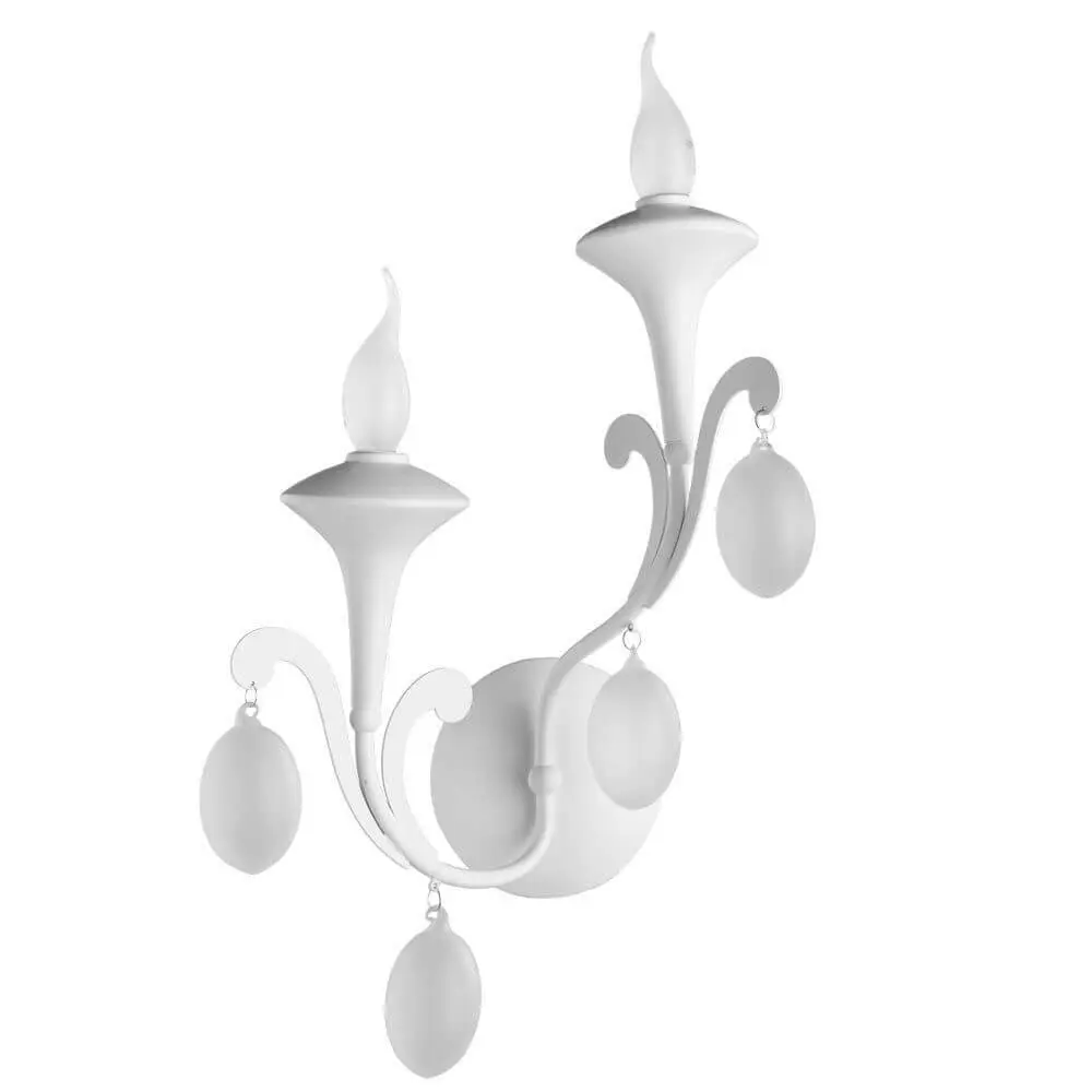 Фото Настенный светильник Arte lamp Montmartre A3239ap-2wh цвет белый