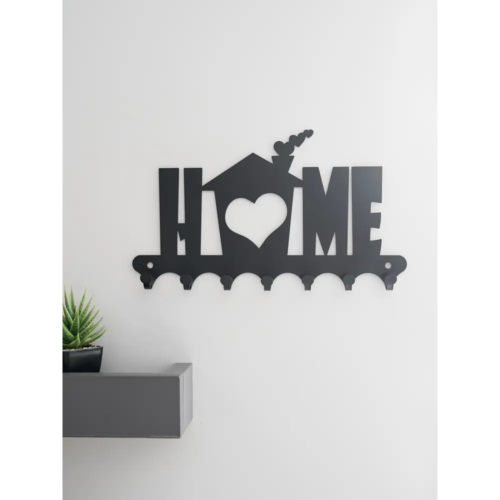 Фото 2 Ключница Electriclight KNHome1черная металл 16.5x28.5 см цвет черный матовый Фото 2 Ключница Electriclight KNHome1черная металл 16.5x28.5 см цвет черный матовый