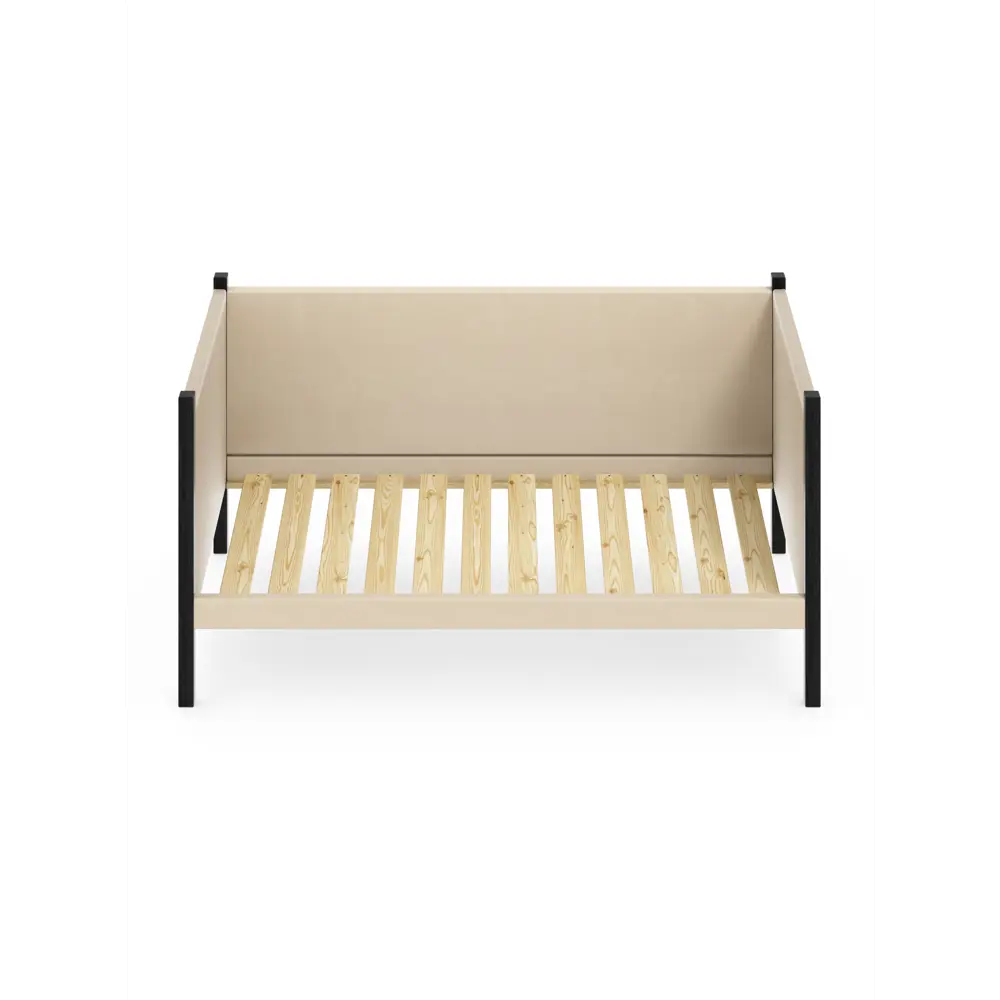 Фото 3 Кровать Solarius Тахта реечное основание tahta-obiv-spin-beg90-180ser 100 x 101 x 190 см дерево цвет бежевый/антрацит Фото 3 Кровать Solarius Тахта реечное основание tahta-obiv-spin-beg90-180ser 100 x 101 x 190 см дерево цвет бежевый/антрацит