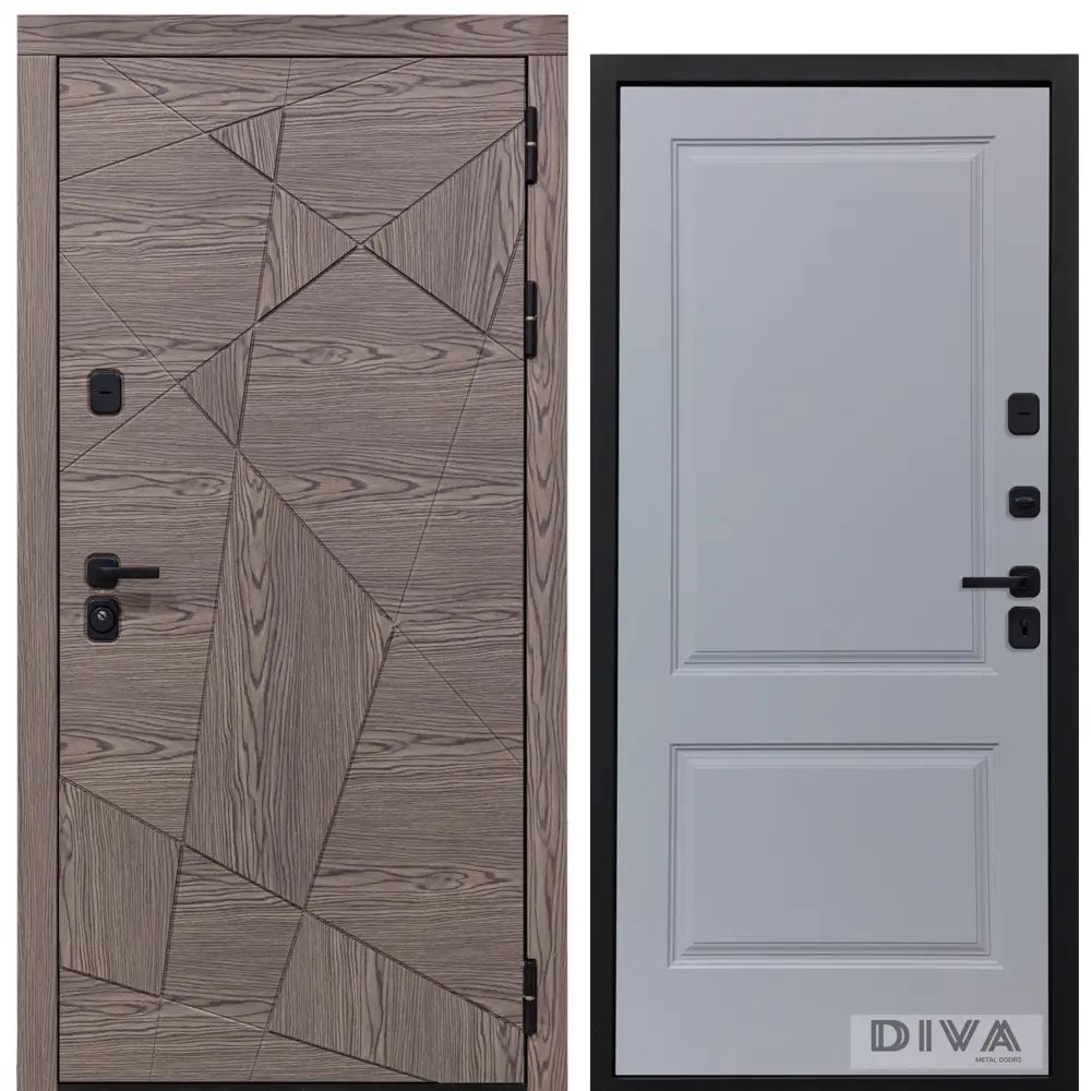 Фото Входная дверь Diva Line 40 УТ-00074841 860x2050см правая цвет коричневый Фото Входная дверь Diva Line 40 УТ-00074841 860x2050см правая цвет коричневый