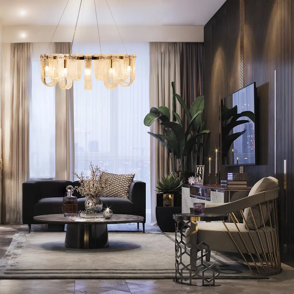 Фото 8 Светильник подвесной Loft It Jersey Lf_10296_800 18 ламп 28.29 м² цвет бронза Фото 8 Светильник подвесной Loft It Jersey Lf_10296_800 18 ламп 28.29 м² цвет бронза