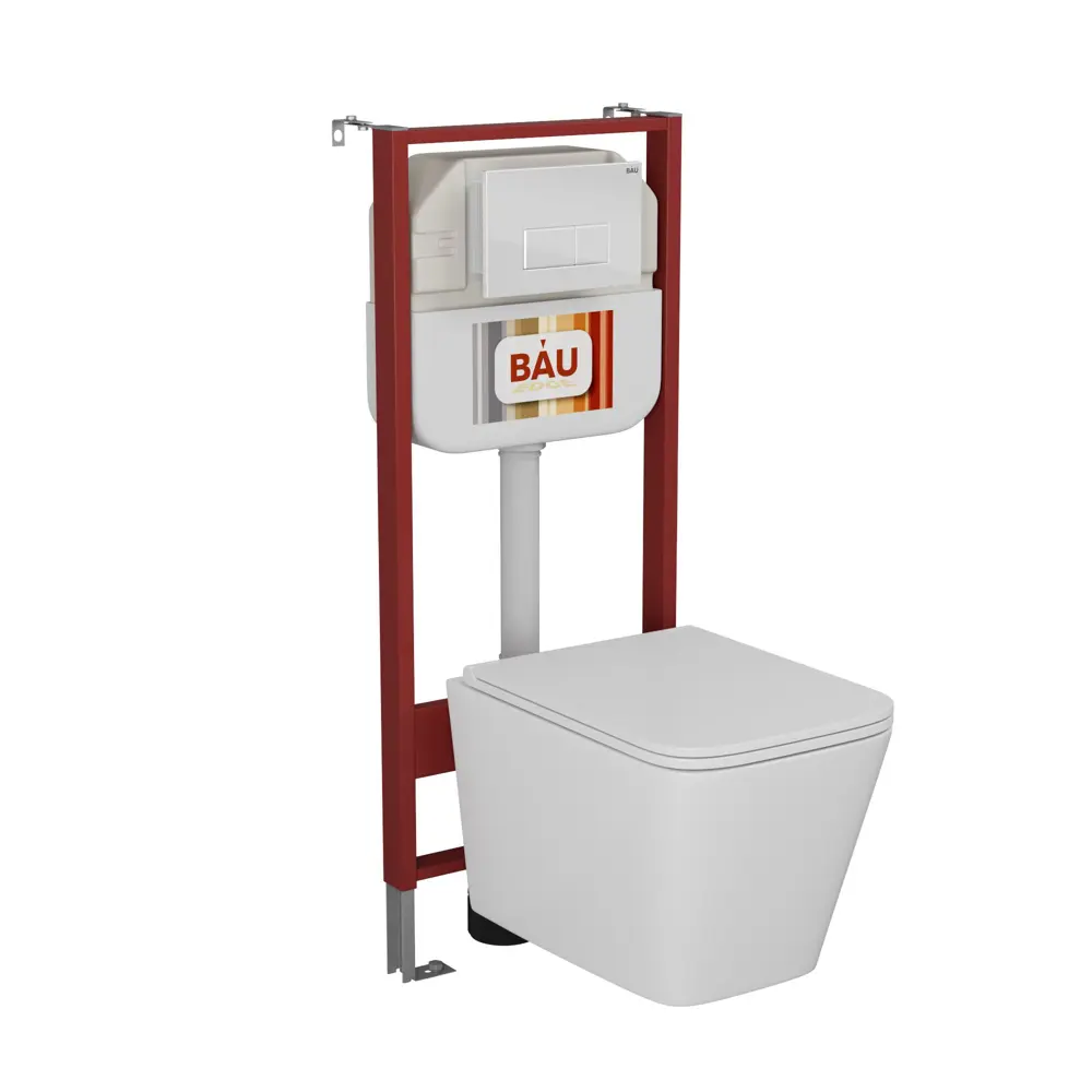 Фото 2 Комплект BAUEDGE NEO45700-TOWLT190403S-Q000066 в 1: инсталляция 45, унитаз с вихревым смывом, OWL 1975 Hurricane3, сиденье, кнопка Hotel, белый Фото 2 Комплект BAUEDGE NEO45700-TOWLT190403S-Q000066 в 1: инсталляция 45, унитаз с вихревым смывом, OWL 1975 Hurricane3, сиденье, кнопка Hotel, белый