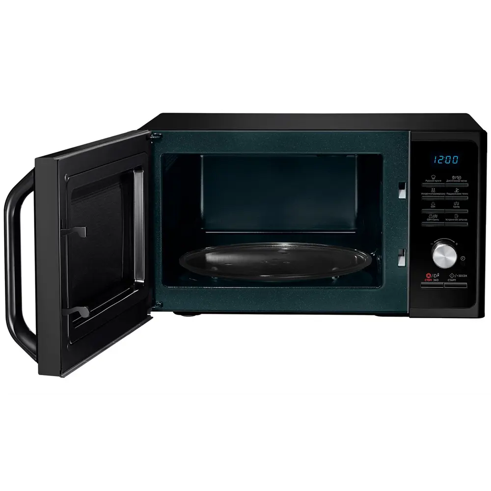Фото 4 Отдельностоящая микроволновая печь Samsung MG23F302TQK/BW 23 л 48.9x27.5x39.2 см цвет черный Фото 4 Отдельностоящая микроволновая печь Samsung MG23F302TQK/BW 23 л 48.9x27.5x39.2 см цвет черный