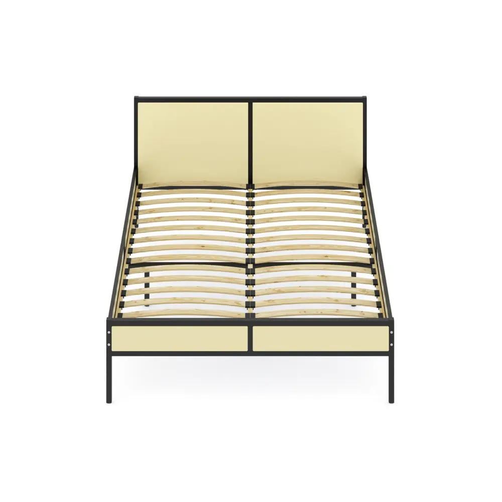 Фото 2 Кровать Solarius Kr120loft-van-black-orto 125 x 90 x 206 см сосна цвет бежевый