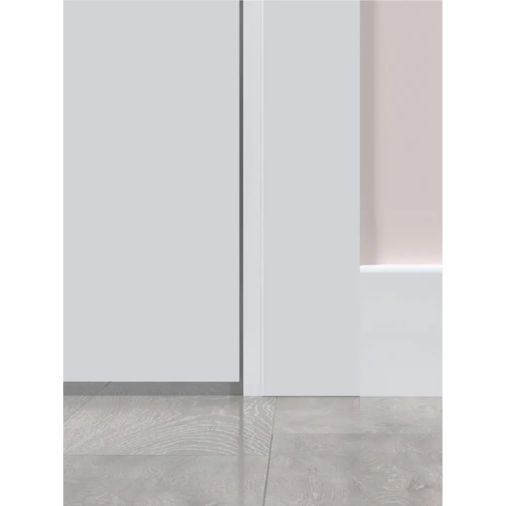 Фото 5 Комплект межкомнатной двери Velldoris Flat глухая 200x80см ПВХ цвет белый с коробом и наличниками