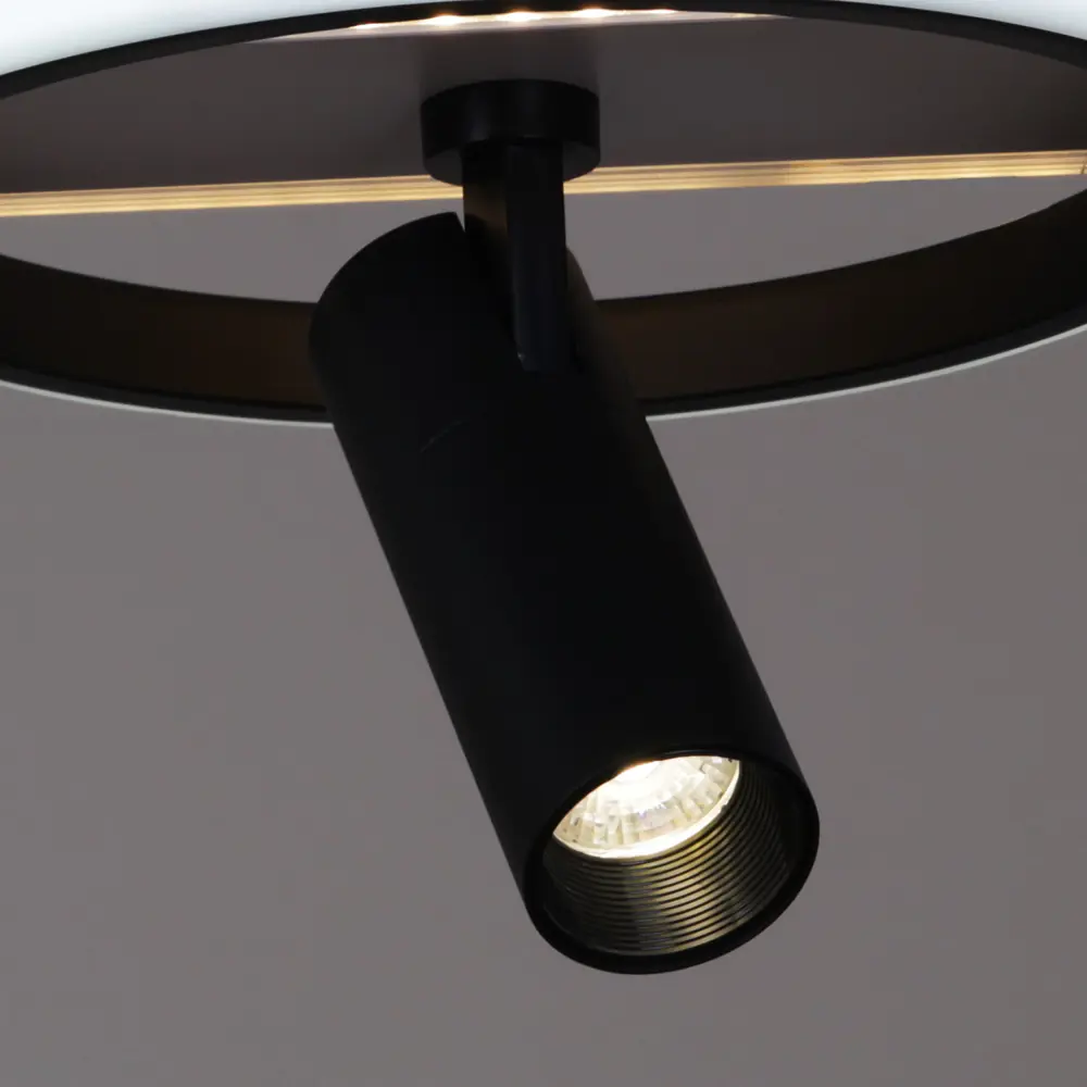 Фото 6 Люстра потолочная светодиодная Reluce 77804-3.3-2+2 с пультом управления 18 м² регулируемый белый свет цвет белый/прозрачный/черный Фото 6 Люстра потолочная светодиодная Reluce 77804-3.3-2+2 с пультом управления 18 м² регулируемый белый свет цвет белый/прозрачный/черный