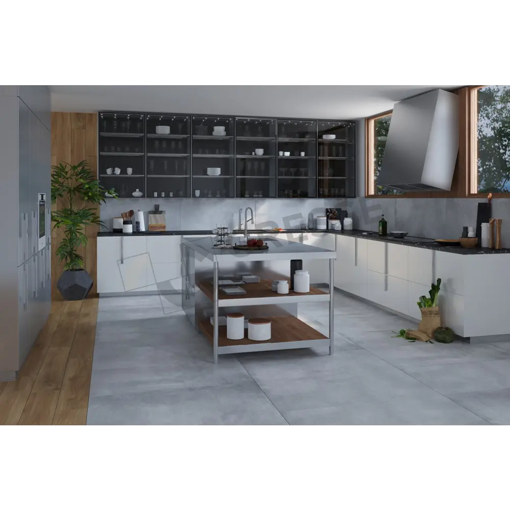 Фото 3 Керамогранит Gresse Matera GRS06-05 Steel 60x60см 1.44 м² цвет серый, цена за упаковку Фото 3 Керамогранит Gresse Matera GRS06-05 Steel 60x60см 1.44 м² цвет серый, цена за упаковку