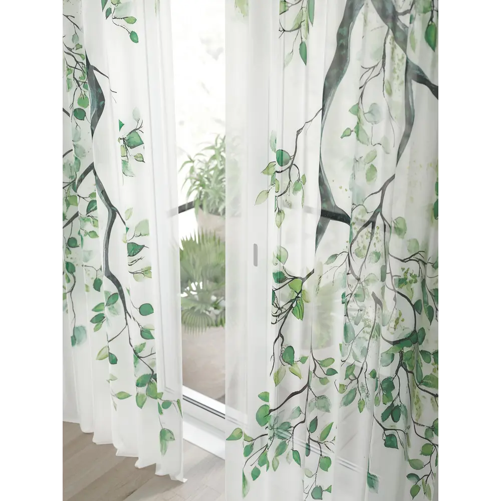 Фото 3 Тюль Comfy Way Алоуна - 94 CW580094-240 150x240 см на шторной ленте цвет белый 2 шт Фото 3 Тюль Comfy Way Алоуна - 94 CW580094-240 150x240 см на шторной ленте цвет белый 2 шт