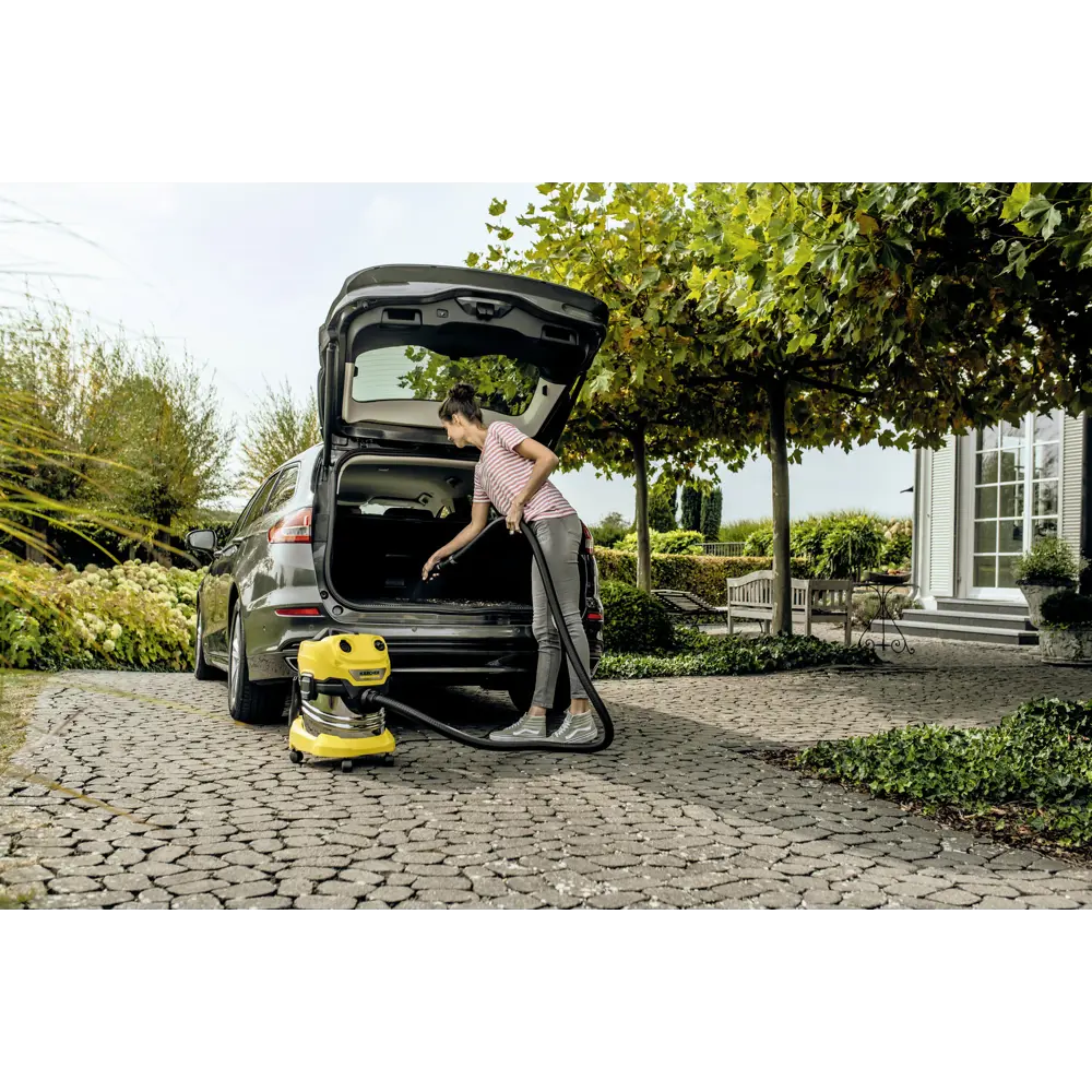 Фото 11 Пылесос строительный Karcher WD 4 S V-20/5/22 1000 Вт 20 л цвет желтый Фото 11 Пылесос строительный Karcher WD 4 S V-20/5/22 1000 Вт 20 л цвет желтый