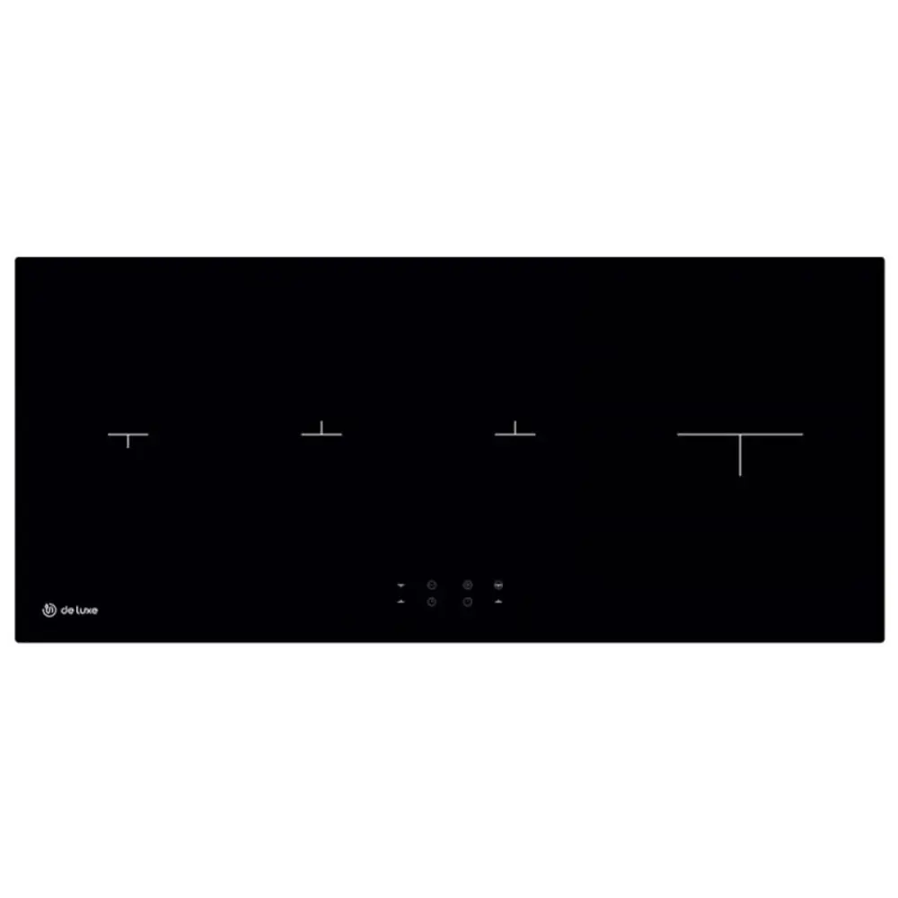 Фото Электрическая варочная панель De luxe 904004.00эв 90 см 4 конфорки цвет черный Фото Электрическая варочная панель De luxe 904004.00эв 90 см 4 конфорки цвет черный
