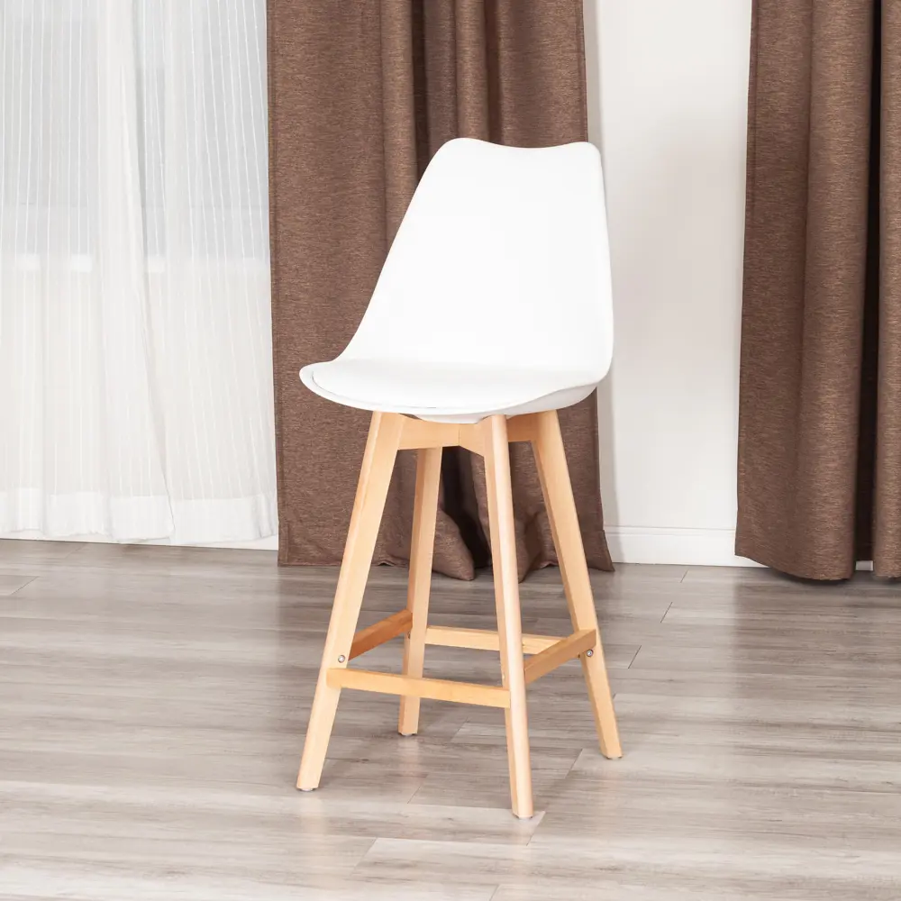 Фото 9 Барный стул Tetchair Tulip bar 4 шт 47x104x47.5 см цвет белый Фото 9 Барный стул Tetchair Tulip bar 4 шт 47x104x47.5 см цвет белый