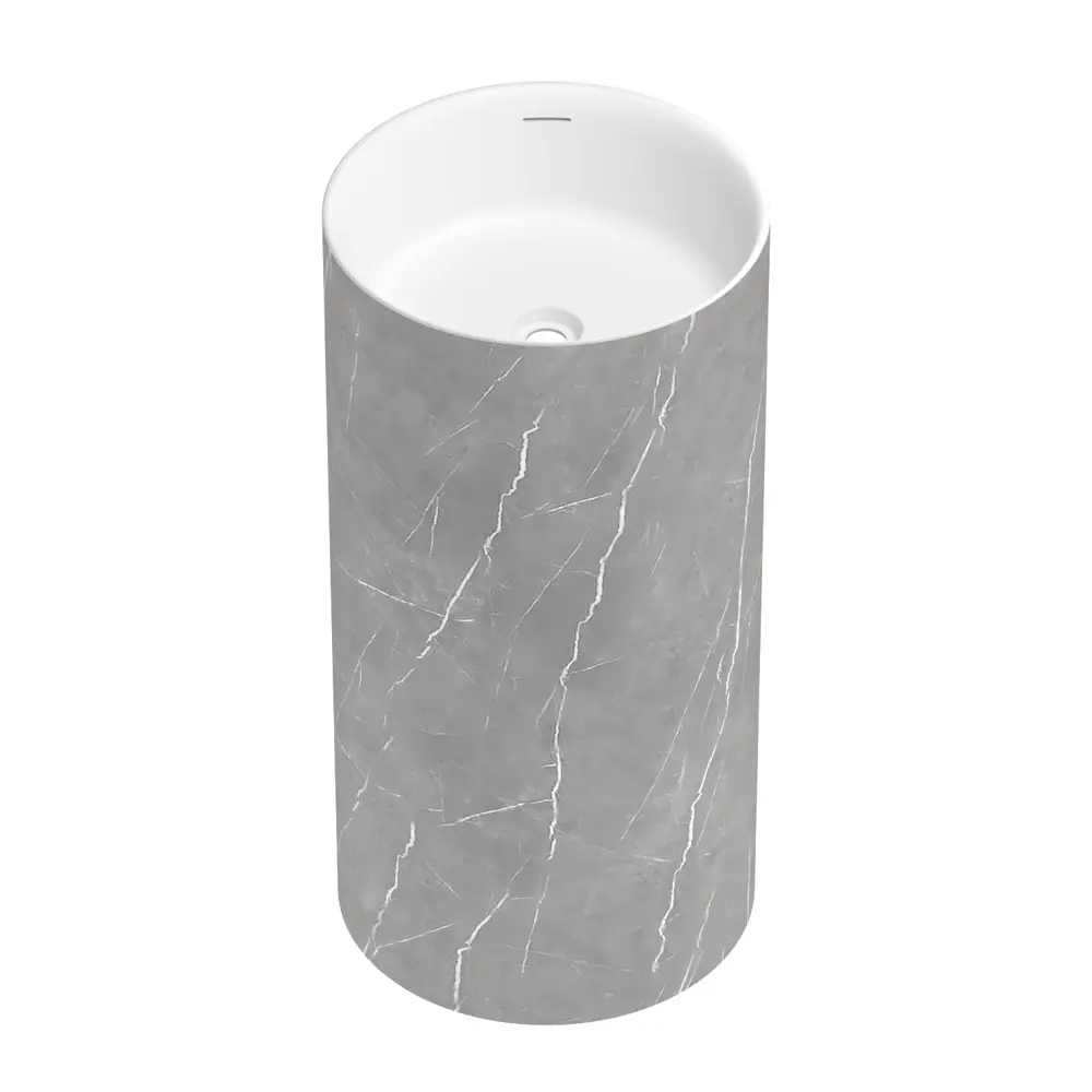 Фото 2 Напольная раковина отдельностоящая Wellsee Chalice Perfection 20212936R размер 45x45x85 см, с донным клапаном, сифоном и смесителем Фото 2 Напольная раковина отдельностоящая Wellsee Chalice Perfection 20212936R размер 45x45x85 см, с донным клапаном, сифоном и смесителем