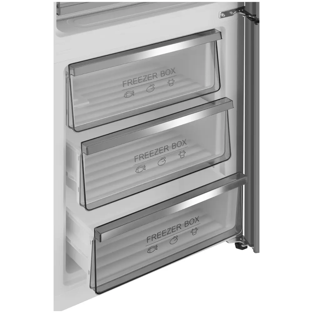 Фото 12 Отдельностоящий холодильник Weissgauff Wrk 195 D Full Nofrost Dark Grey Glass 59.50x195 см цвет серый Фото 12 Отдельностоящий холодильник Weissgauff Wrk 195 D Full Nofrost Dark Grey Glass 59.50x195 см цвет серый