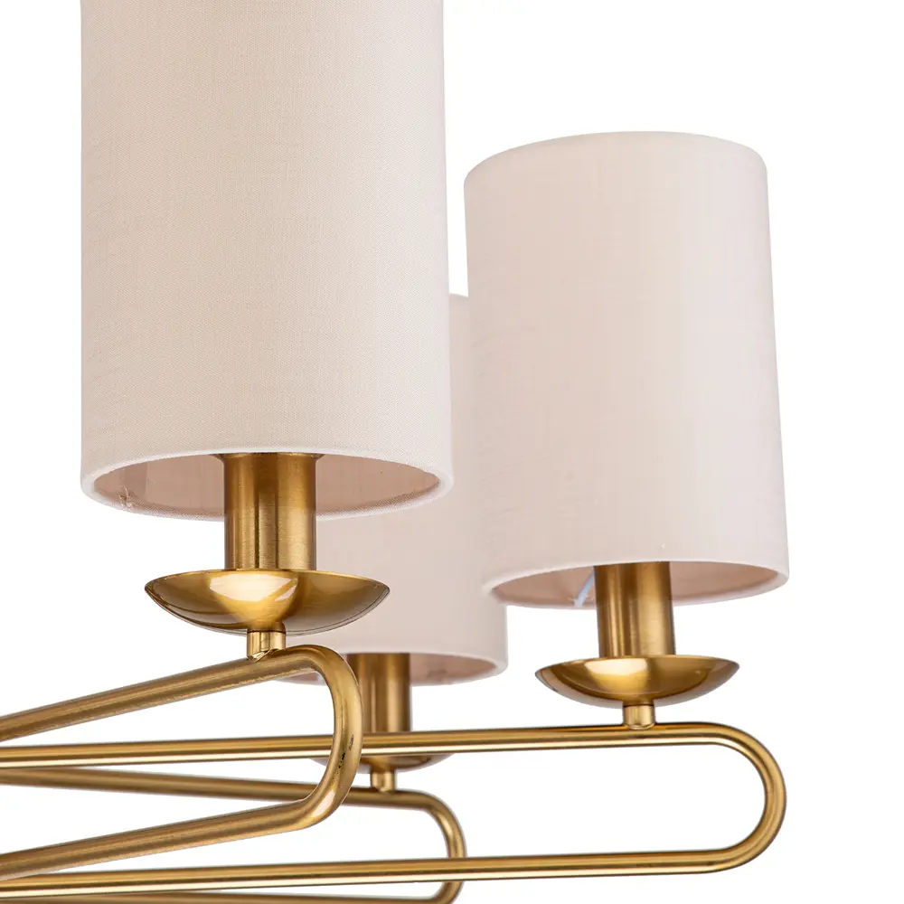 Фото 3 Люстра на штанге Escada Eclipse Esc_10166_7pl_brass 7 ламп 14 м² цвет коричневый Фото 3 Люстра на штанге Escada Eclipse Esc_10166_7pl_brass 7 ламп 14 м² цвет коричневый