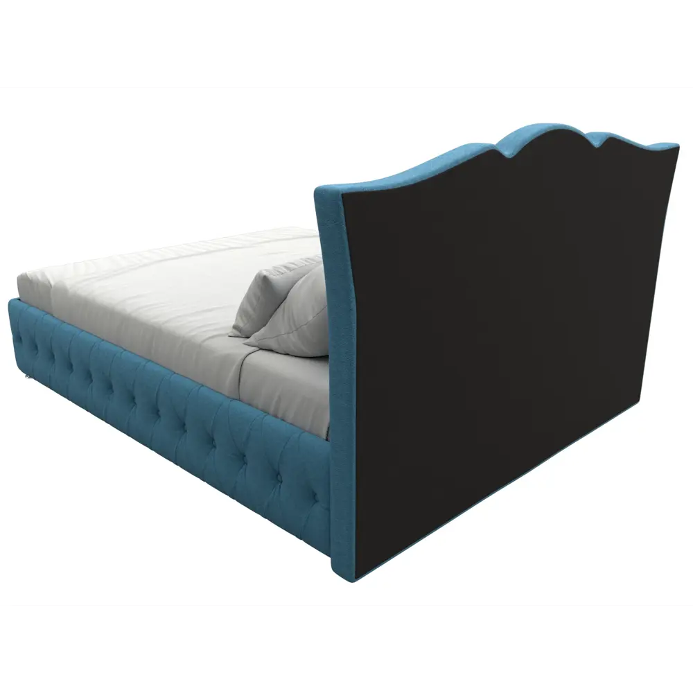 Фото 4 Кровать Герда 160 Лига диванов 123593 187x110x211 см рогожка цвет амур 10 голубой Фото 4 Кровать Герда 160 Лига диванов 123593 187x110x211 см рогожка цвет амур 10 голубой