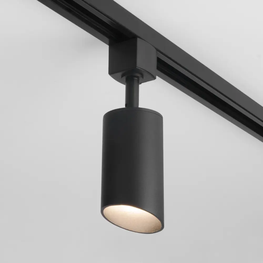 Фото 4 Трековый светильник Elektrostandard Splay MRL 1006 под лампу 40 Вт однофазный цвет черный Фото 4 Трековый светильник Elektrostandard Splay MRL 1006 под лампу 40 Вт однофазный цвет черный