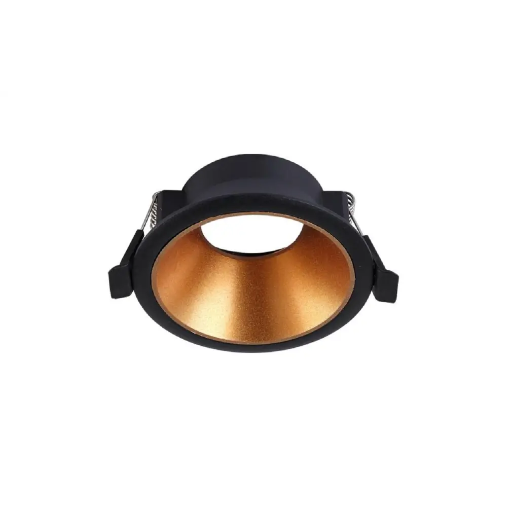 Фото Светильник точечный встраиваемый Crystal Lux 052 Clt 052c bl-go под отверстие 7 мм GU10 цвет золото, черный Фото Светильник точечный встраиваемый Crystal Lux 052 Clt 052c bl-go под отверстие 7 мм GU10 цвет золото, черный