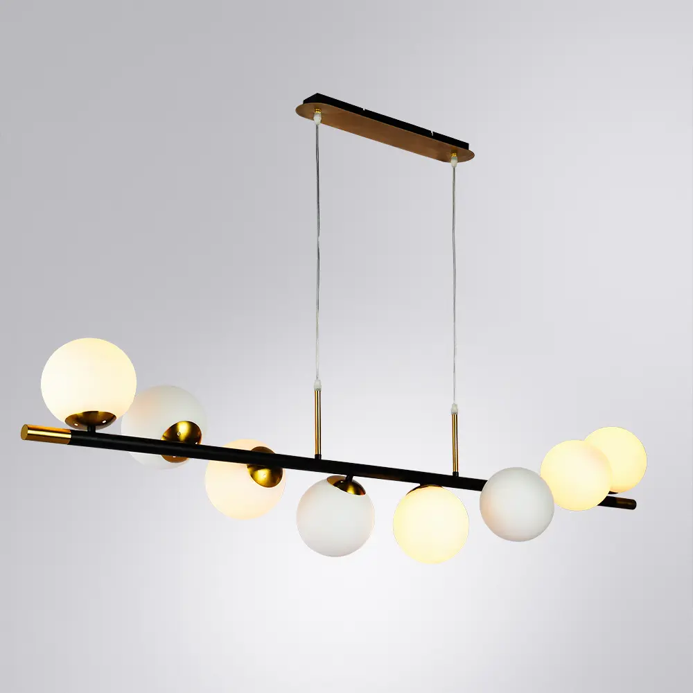 Фото 5 Люстра подвесная Arte Lamp Alcor Ar_a2224sp-8bk 8 ламп 5 м² цвет черный Фото 5 Люстра подвесная Arte Lamp Alcor Ar_a2224sp-8bk 8 ламп 5 м² цвет черный
