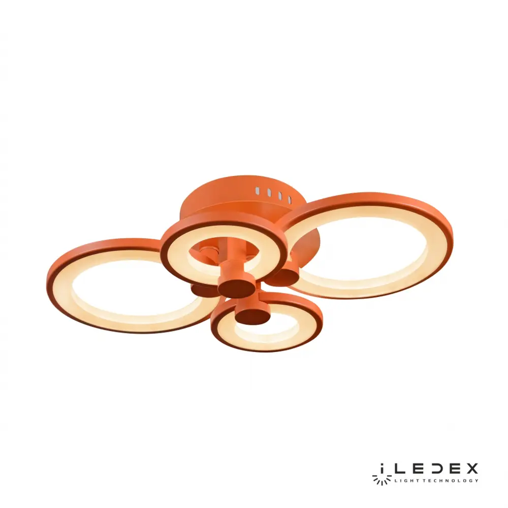 Фото 3 Люстра потолочная светодиодная ILEDEX A001_4 Orange с пультом управления, 19 м² Фото 3 Люстра потолочная светодиодная ILEDEX A001_4 Orange с пультом управления, 19 м²