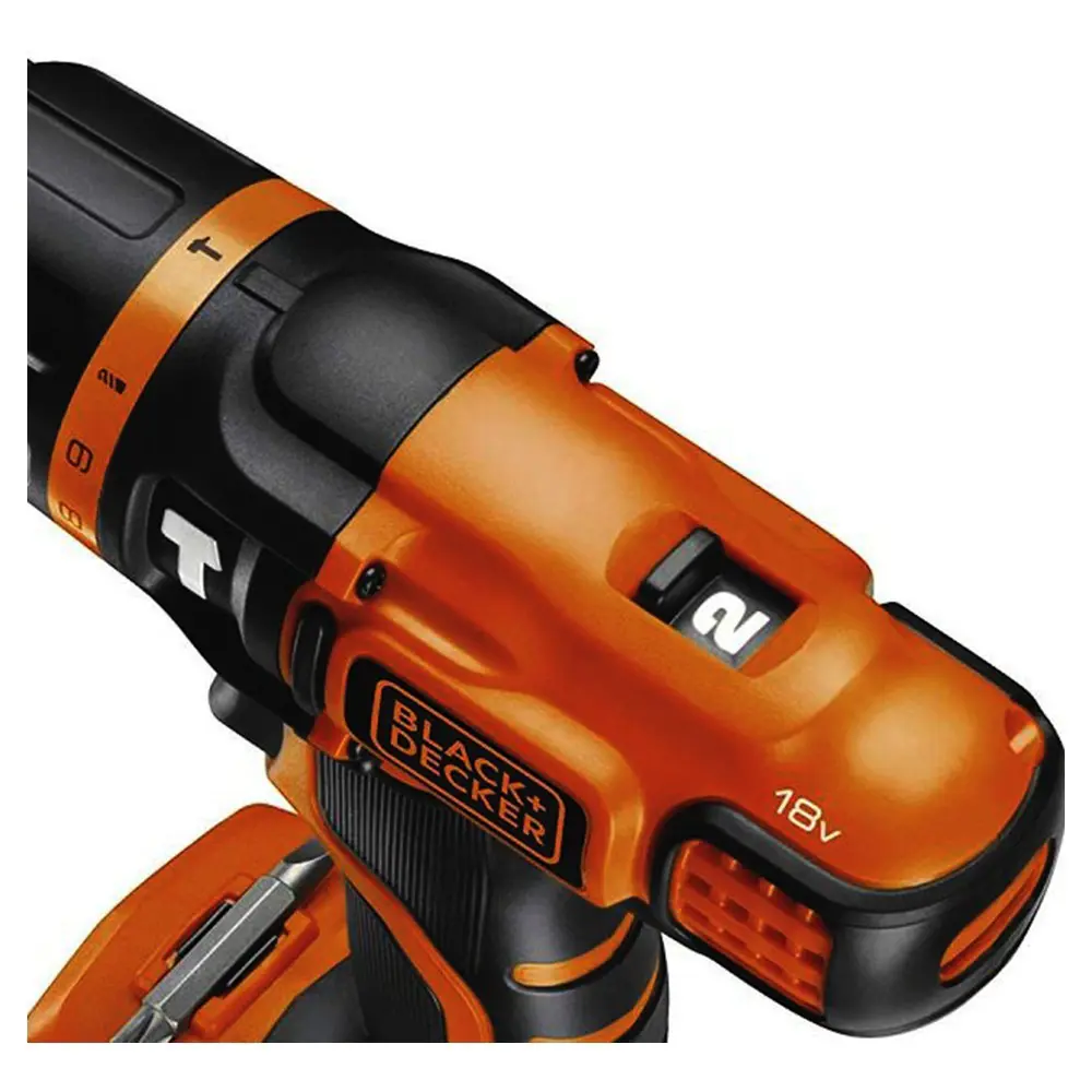 Фото 3 Дрель-шуруповерт аккумуляторная ударная Black&Decker BDCH188N-XJ, 18 В Li, без АКБ и ЗУ Фото 3 Дрель-шуруповерт аккумуляторная ударная Black&Decker BDCH188N-XJ, 18 В Li, без АКБ и ЗУ
