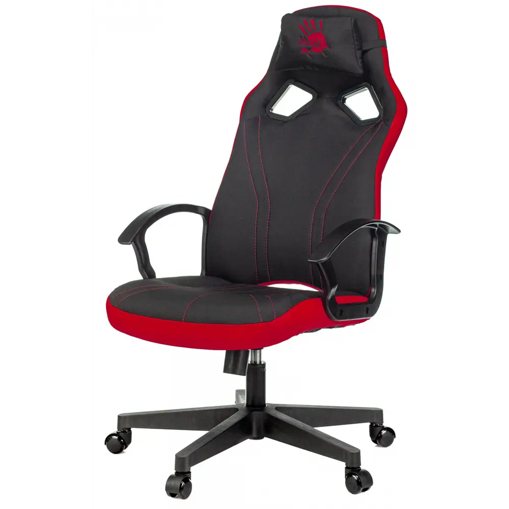 Фото 2 Игровое кресло A4tech Bloody GC-150 58x113x51 см ткань цвет черный Фото 2 Игровое кресло A4tech Bloody GC-150 58x113x51 см ткань цвет черный