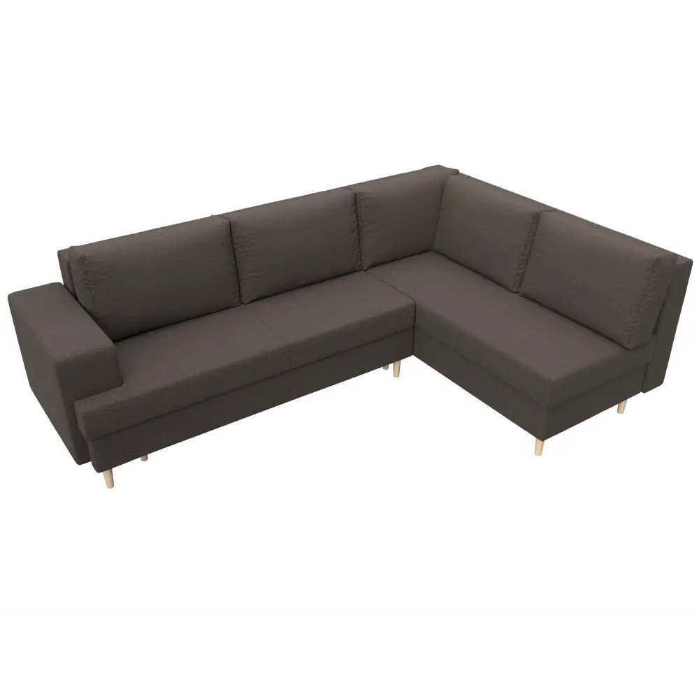 Фото 6 Диван угловой Сильвана правый угол Лига диванов 122968 267x92x188 см рогожка цвет амур 05 коричневый Фото 6 Диван угловой Сильвана правый угол Лига диванов 122968 267x92x188 см рогожка цвет амур 05 коричневый