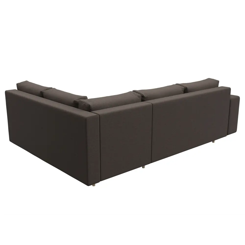 Фото 5 Диван угловой Сильвана правый угол Лига диванов 122968 267x92x188 см рогожка цвет амур 05 коричневый Фото 5 Диван угловой Сильвана правый угол Лига диванов 122968 267x92x188 см рогожка цвет амур 05 коричневый