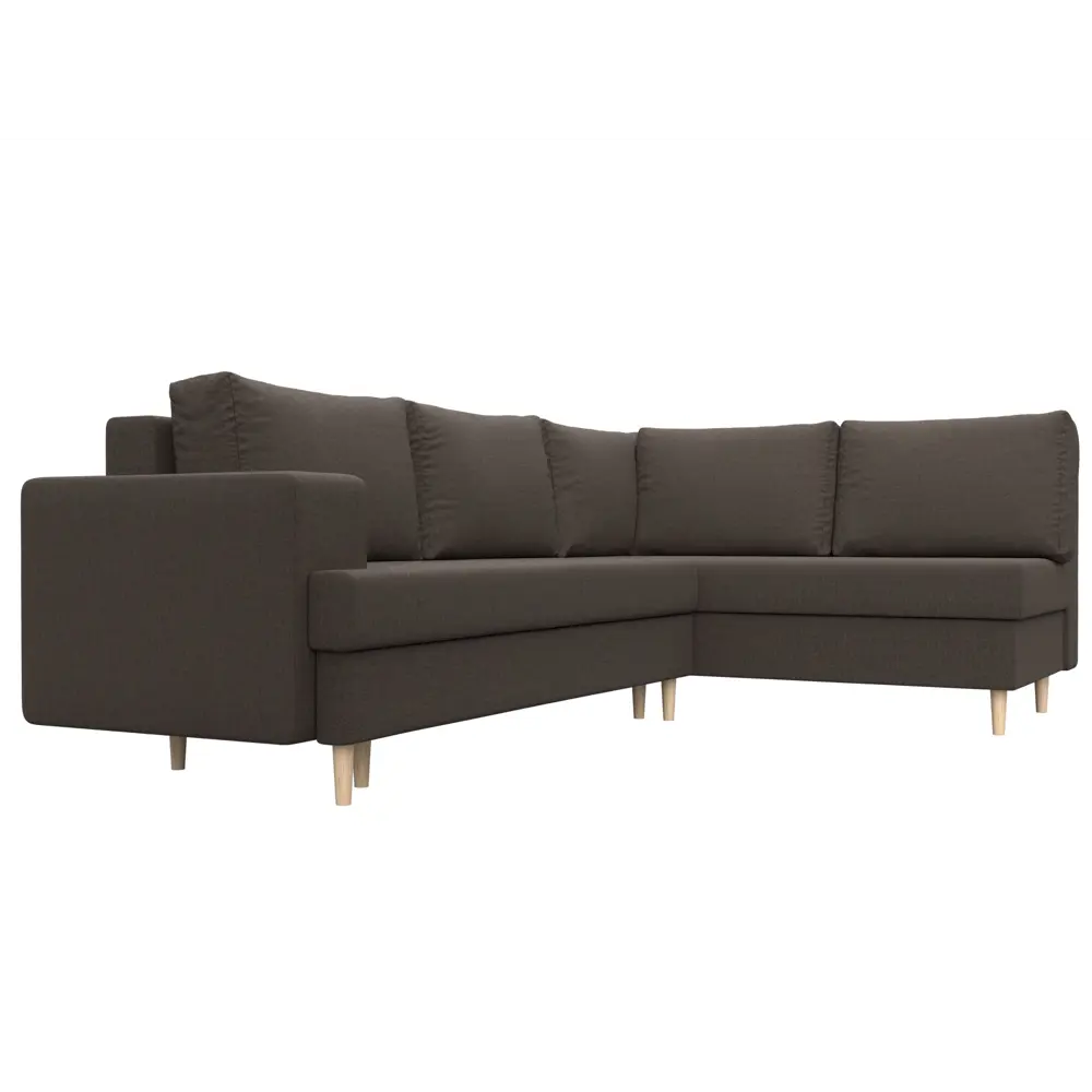 Фото 4 Диван угловой Сильвана правый угол Лига диванов 122968 267x92x188 см рогожка цвет амур 05 коричневый Фото 4 Диван угловой Сильвана правый угол Лига диванов 122968 267x92x188 см рогожка цвет амур 05 коричневый