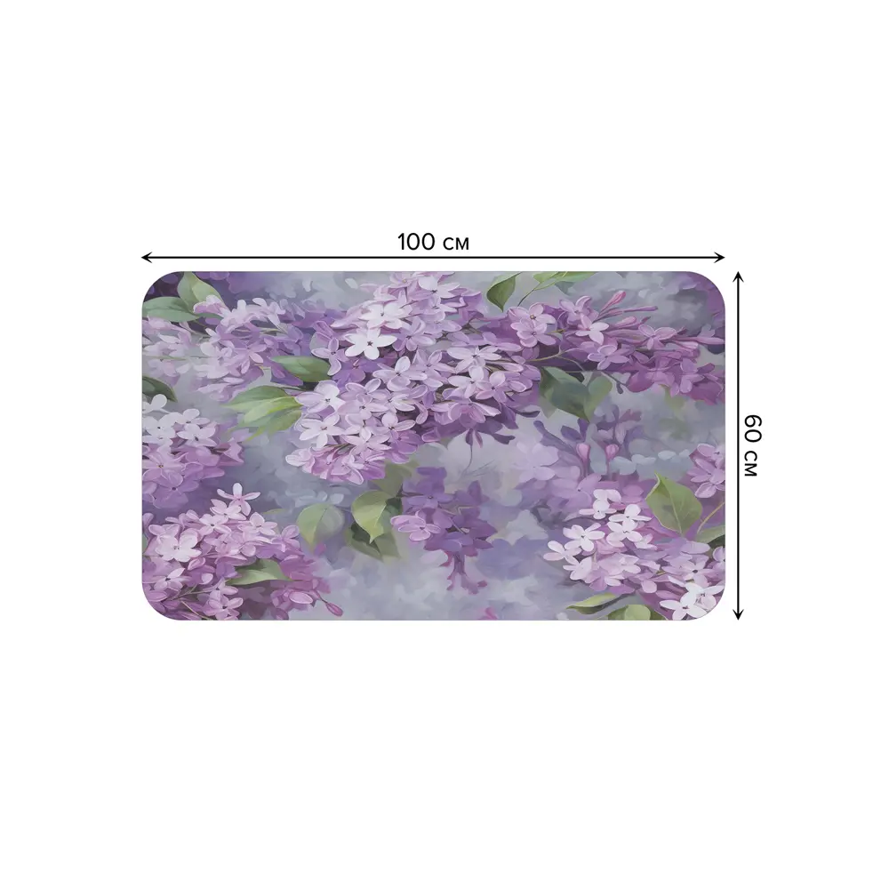 Фото 2 Коврик для ванной комнаты JOYARTY bath_430091_60x100 60x100см цвет разноцветный