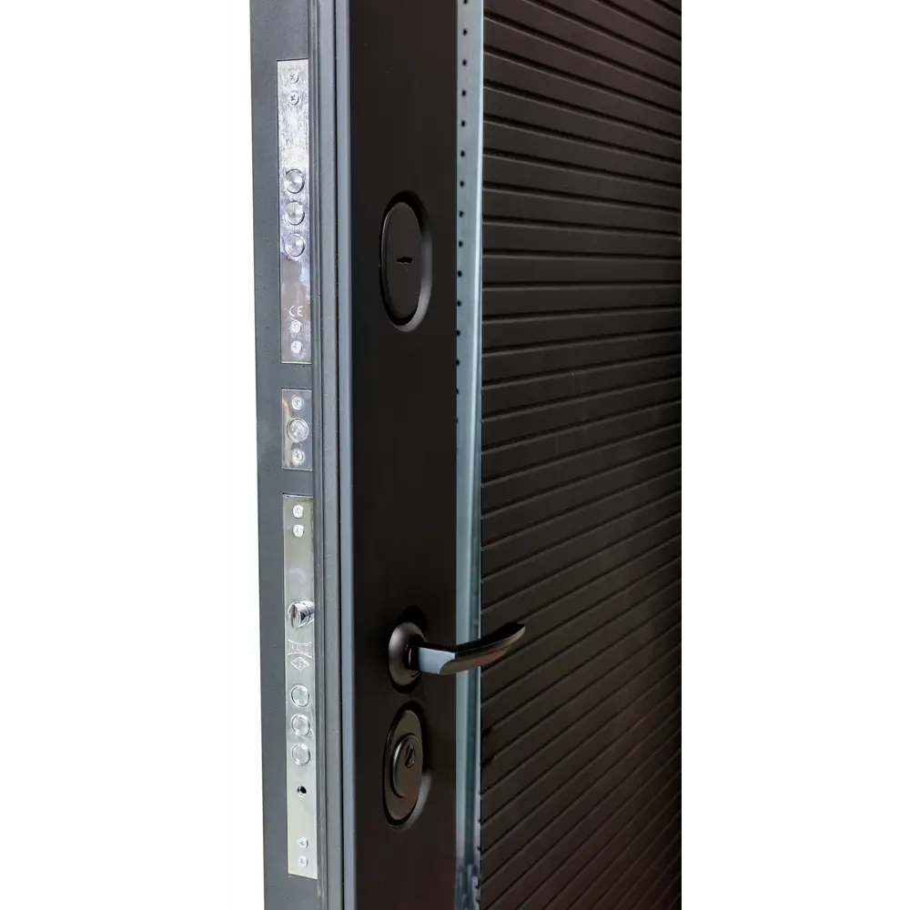 Фото 5 Входная дверь Diva ДХ-45 205x86см правый черный кварц/Д13 белый софт