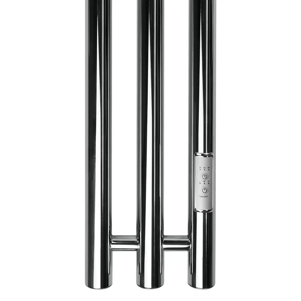 Фото 3 Полотенцесушитель электрический Primoclima Sol R E Inox 150x1200 мм 100 Вт с терморегулятором I-образный цвет полированная нержавеющая сталь Фото 3 Полотенцесушитель электрический Primoclima Sol R E Inox 150x1200 мм 100 Вт с терморегулятором I-образный цвет полированная нержавеющая сталь