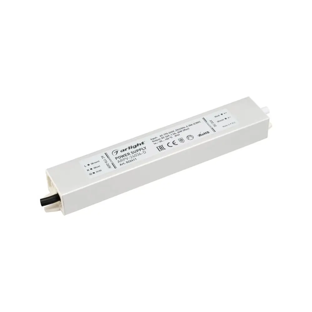 Фото Блок питания Arlight 022411 24 В 36 Вт IP67 Фото Блок питания Arlight 022411 24 В 36 Вт IP67
