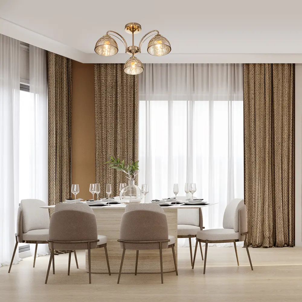 Фото 5 Люстра на штанге Escada Mallow Esc_665_3p 3 лампы 7 м² цвет желтый Фото 5 Люстра на штанге Escada Mallow Esc_665_3p 3 лампы 7 м² цвет желтый